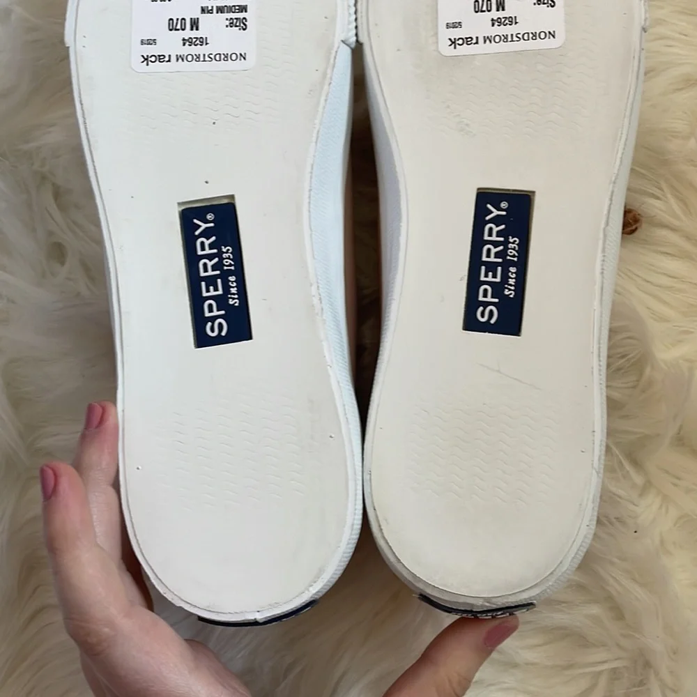 Sperry Pier View Nubuck leather sneakers - Picture 5 of 9